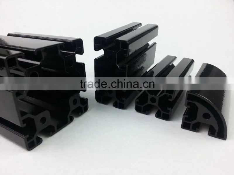 Aluminum extrusion powder coating