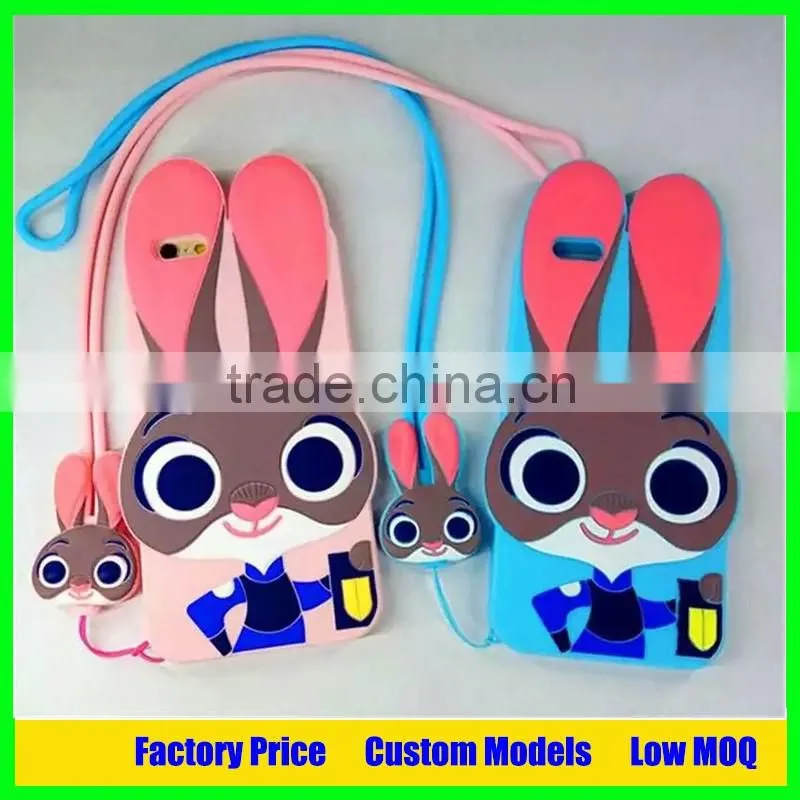 Cartoon Soft silicon rubber material Cover phone case for iphone 5 5s