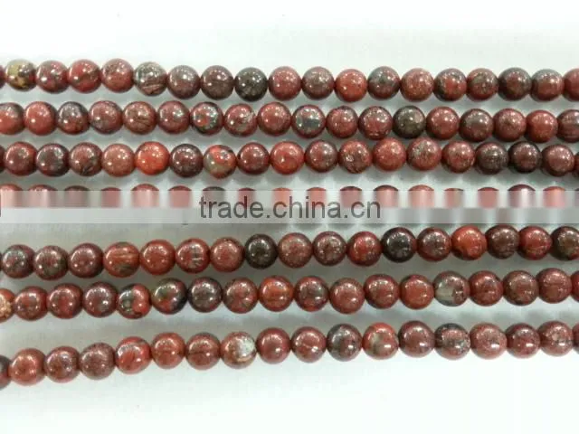 semi precious gemstone Unakite round beads made in China