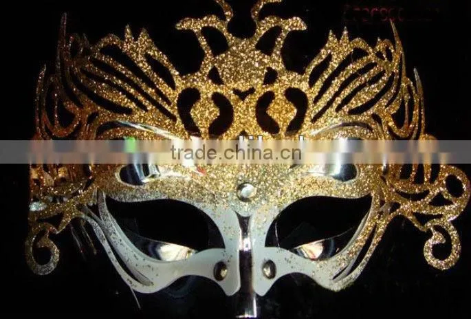 fashion beautiful golden mask party halloween costume party mask MK-1016