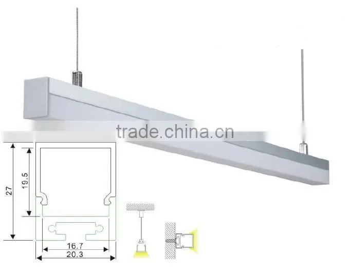 aluminium extrusion profiles ceiling lamp