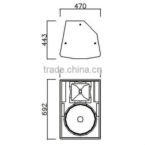 15 Inch Full Range Speaker --KF15