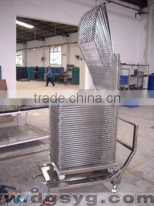 Screen printing drying racks