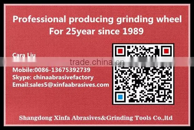 XINFA grinding wheel for polishing stainless steel
