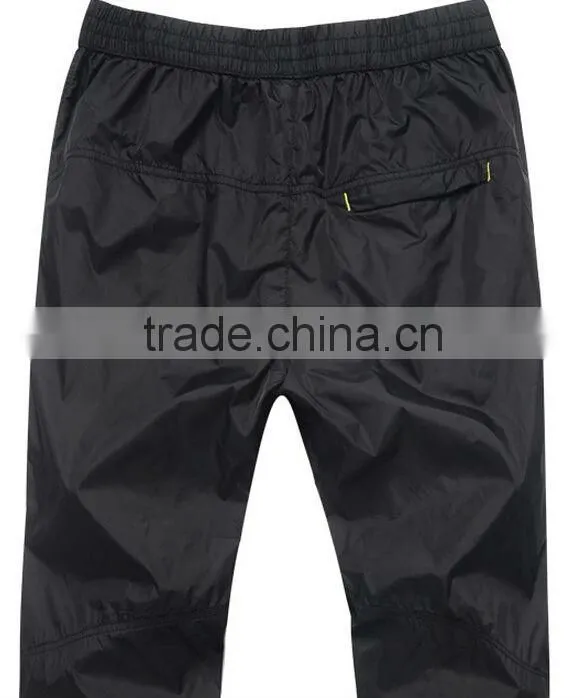 fashion design custom black men waterproof pants