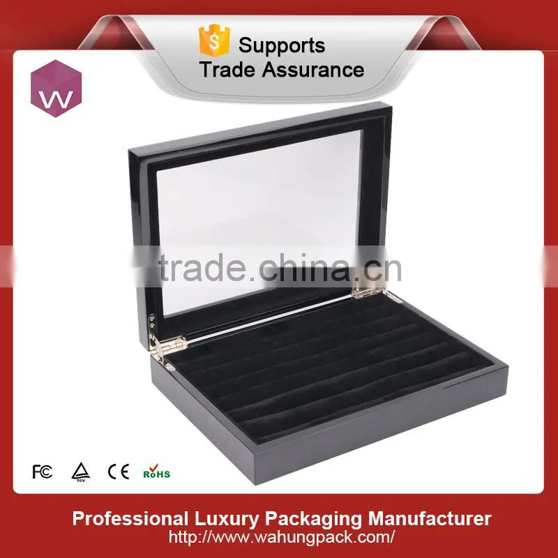 elegant leatherette cufflink box wholesale