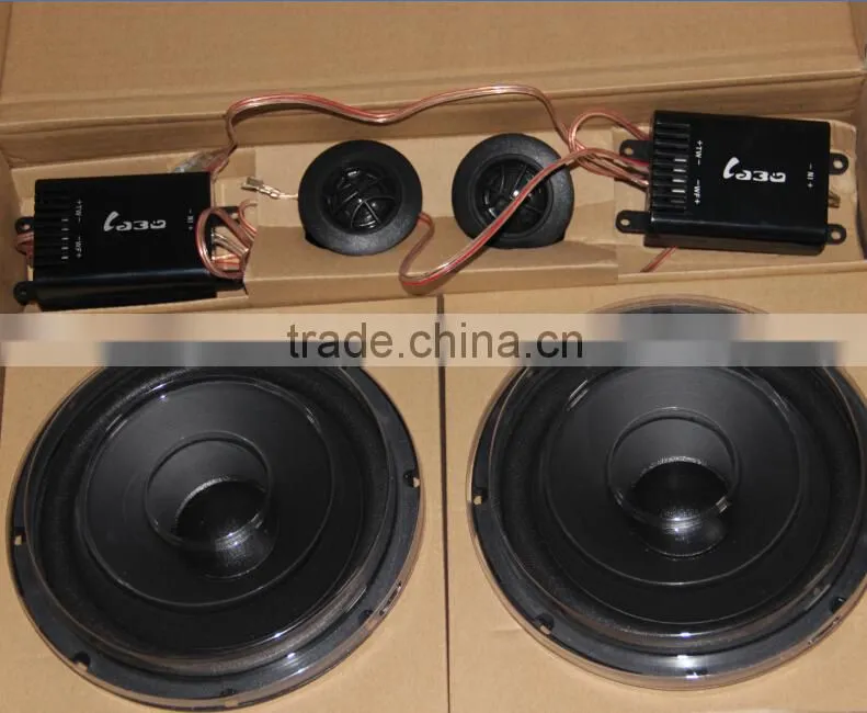 Small order area Hot Selling 6-1/2" inch component car speaker tweeter woofer speaker