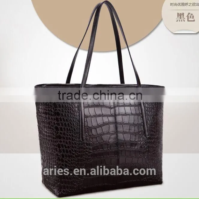genuine cowhide leather bag , fashion women bag