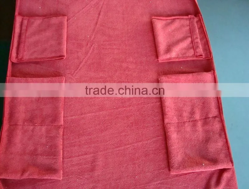 china supplier custom cotton or microfiber Portable beach lounger towel