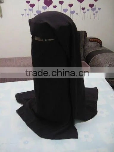 H049 latest high quality big size muslim niqab,face mask
