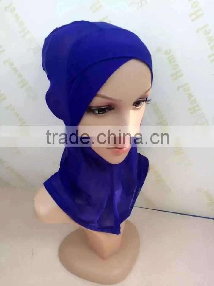 C075 new criss cross thin net ninja inner underscarf with slim face design