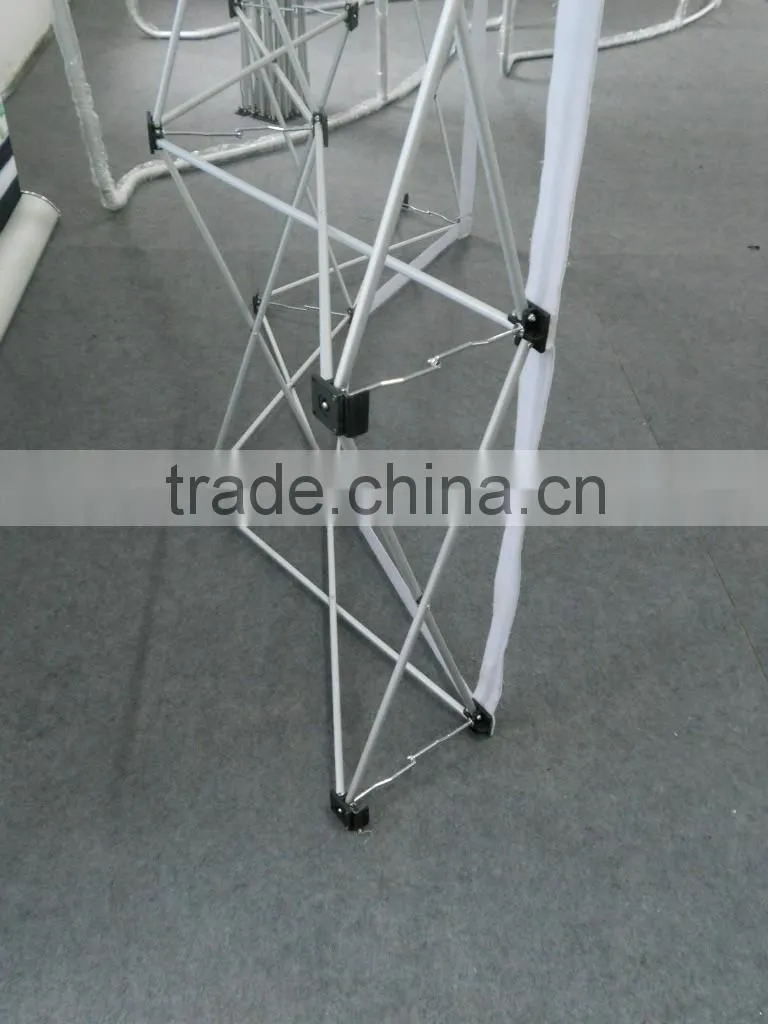 Premium aluminum tube wtih tension system for cosmetic product exhibition