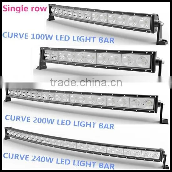 Led working lights driving light bar lamps 40 inch 200w 20 leds led auto car work light bar combo beam off-road car single row