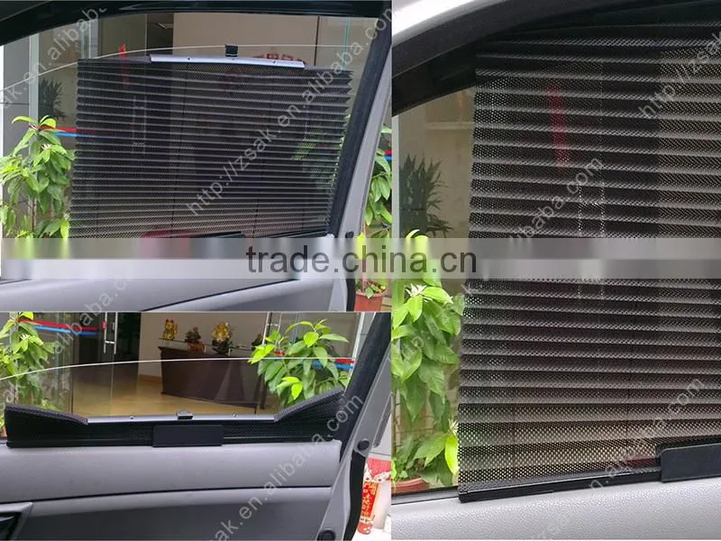 UV CUT 2 Pieces Pleats Sunshade Curtian