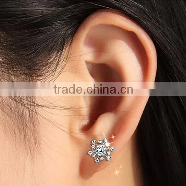2016 wholesale latest design earring crystal earring jewelry