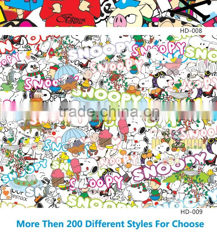 HD-004 Newest Design 1.52*30m Car Bomb Sticker Rolls For Sale