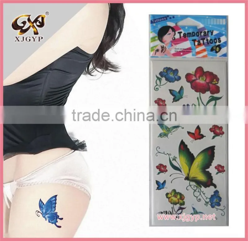 temporary hand tattoo sticker/tattoo sticker for adult/waterproof body tattoo sticker