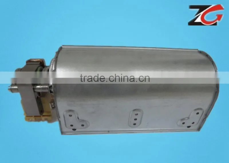 Tangential fan/blower with AC motor for oven/fireplace