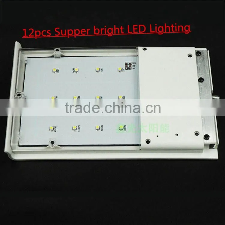 Solar Led powered outdoor led mounted lawn garden lamp light