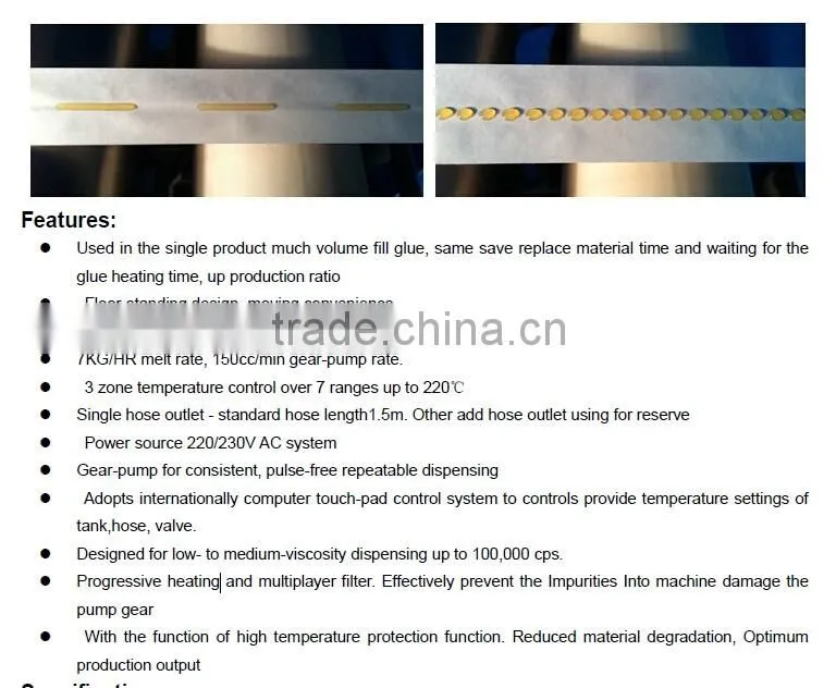 TH-2004D-ML Hot Melt Dispensing Equipment