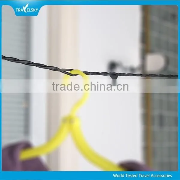 Travelsky clip Clothesline outdoor clothesline with sucker