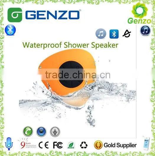 Hot sale Triangle shape Sucking IPX4 Mini Waterproof Bluetooth Speaker