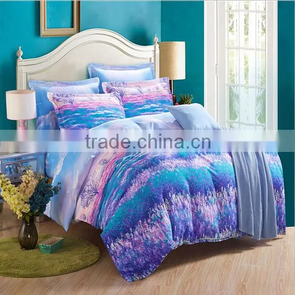 import wholesales home bedding chinese 100% pure cotton comforter set
