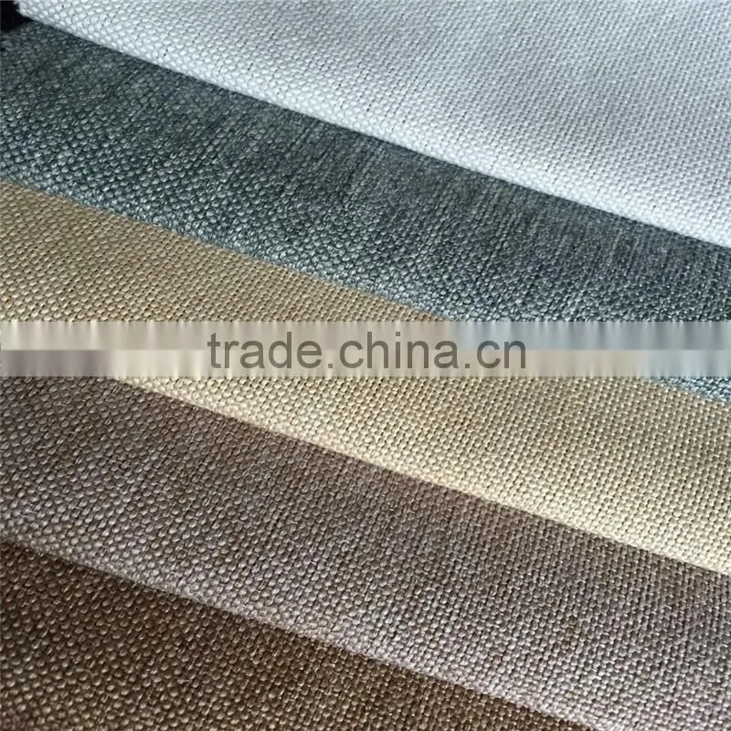 cheap price linen look sofa fabric textile goods