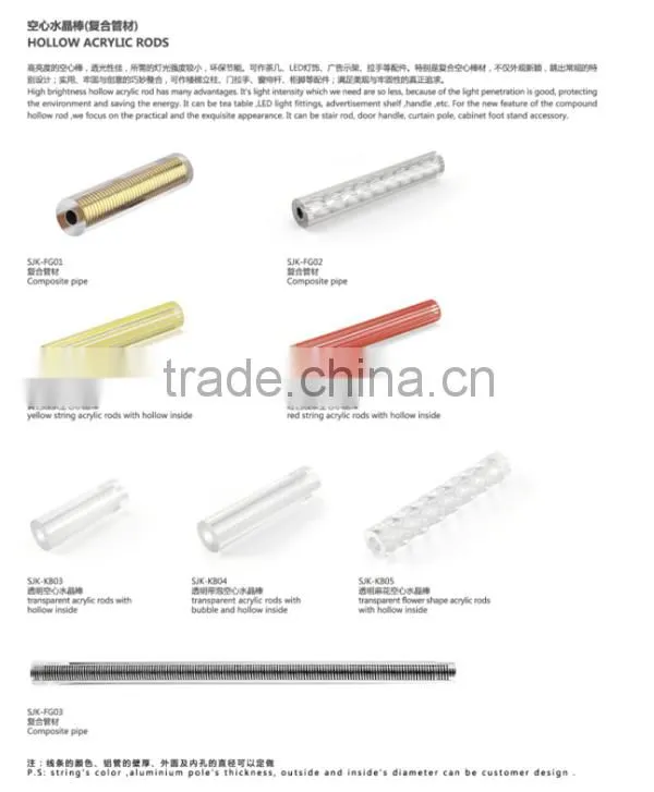 Crystal lamp parts