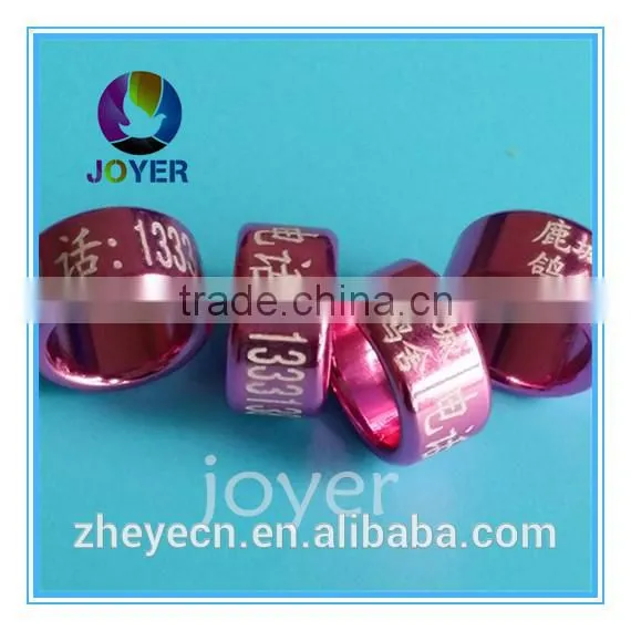 2015 hot cheap parrots for sale birds leg rings pigeon ring