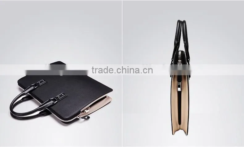 2016 newest briefcase leather business briefcase men's luxury briefcase
