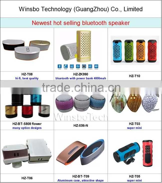 Waterproof bluetooth speaker vibration speaker