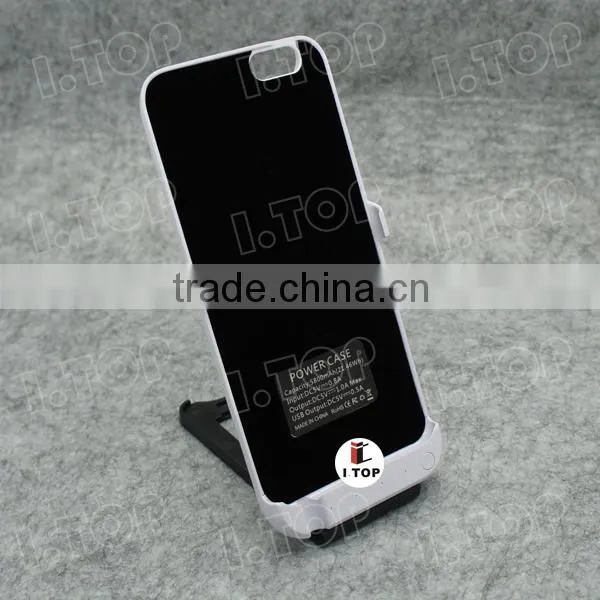 For iPhone 6 6S External Power Bank Portable Backup Battery Charger Case