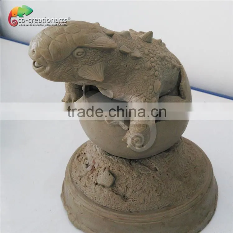 Wholesale handmade resin Zigong dinosaur museum souvenir