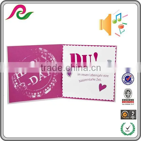factory price playing music cards for children