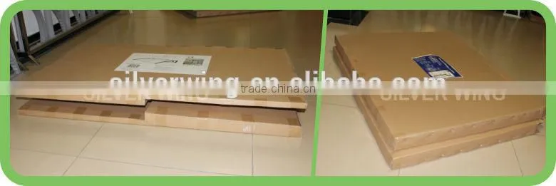 Economic Outdoor DIY polycarbonate transparent canopy can be with mid-fixing bar used color gift box