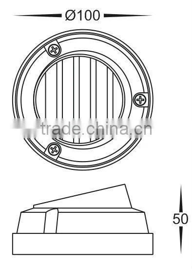 Outdoor wall mounted led light LY2001B