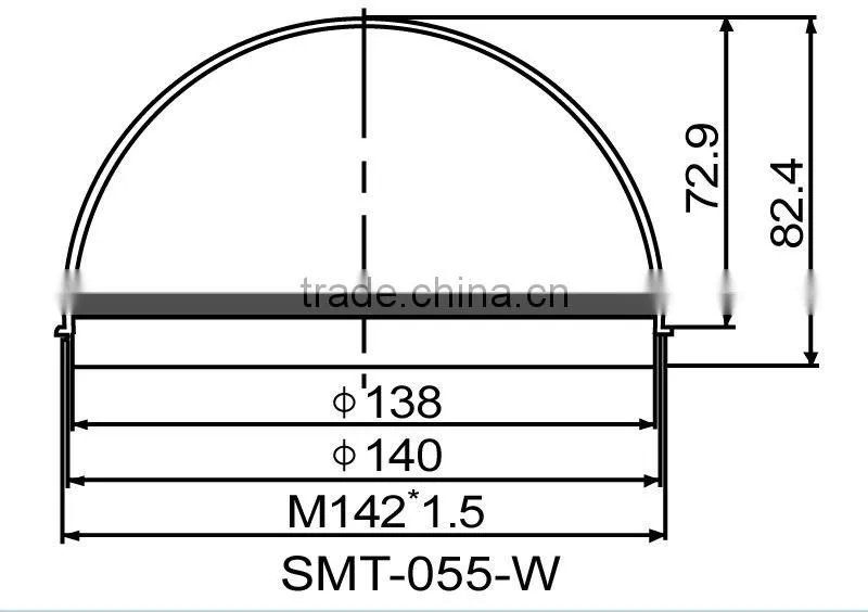 Dome bubbles, Optical Dome Covers, Optical Lens, Clear dome cover