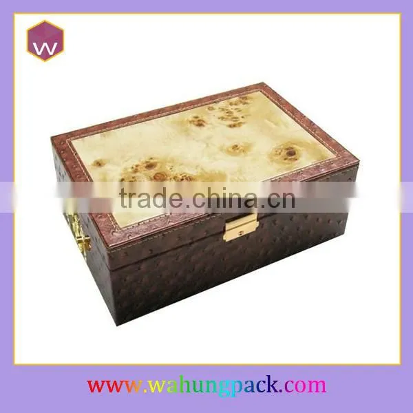 Handmade Wood Perfume Box Solid Perfume Packaging Box Custom
