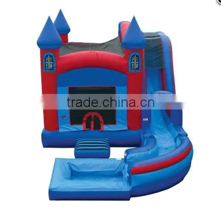 Funny Inflatable Bouncy Castle , Waterproof Inflatable Air Castle With CE Blower