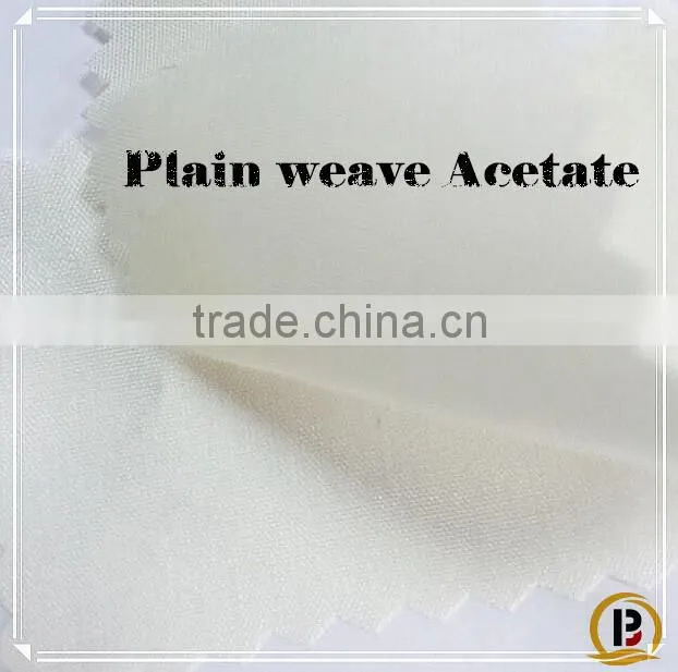 China wholesale Plain weave Acetate fabric / garment lining (#A-01)