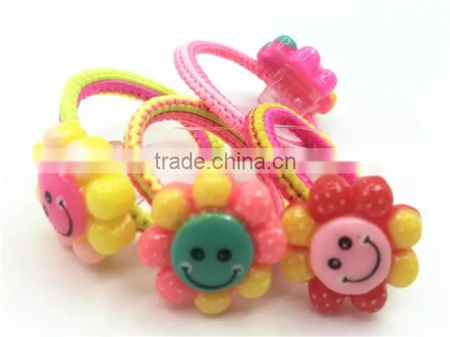 Lovely candy colors apple design children hair tie set
