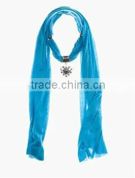 Rosette Heart Jewelry Scarf