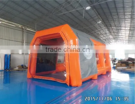 Customized inflatable painting booth, used inflatable spray booth for sale