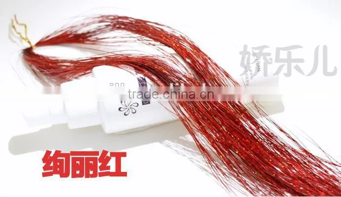 tinsel fabric sparkling hair tinsel christmas tinsel 2014 new hair accessories