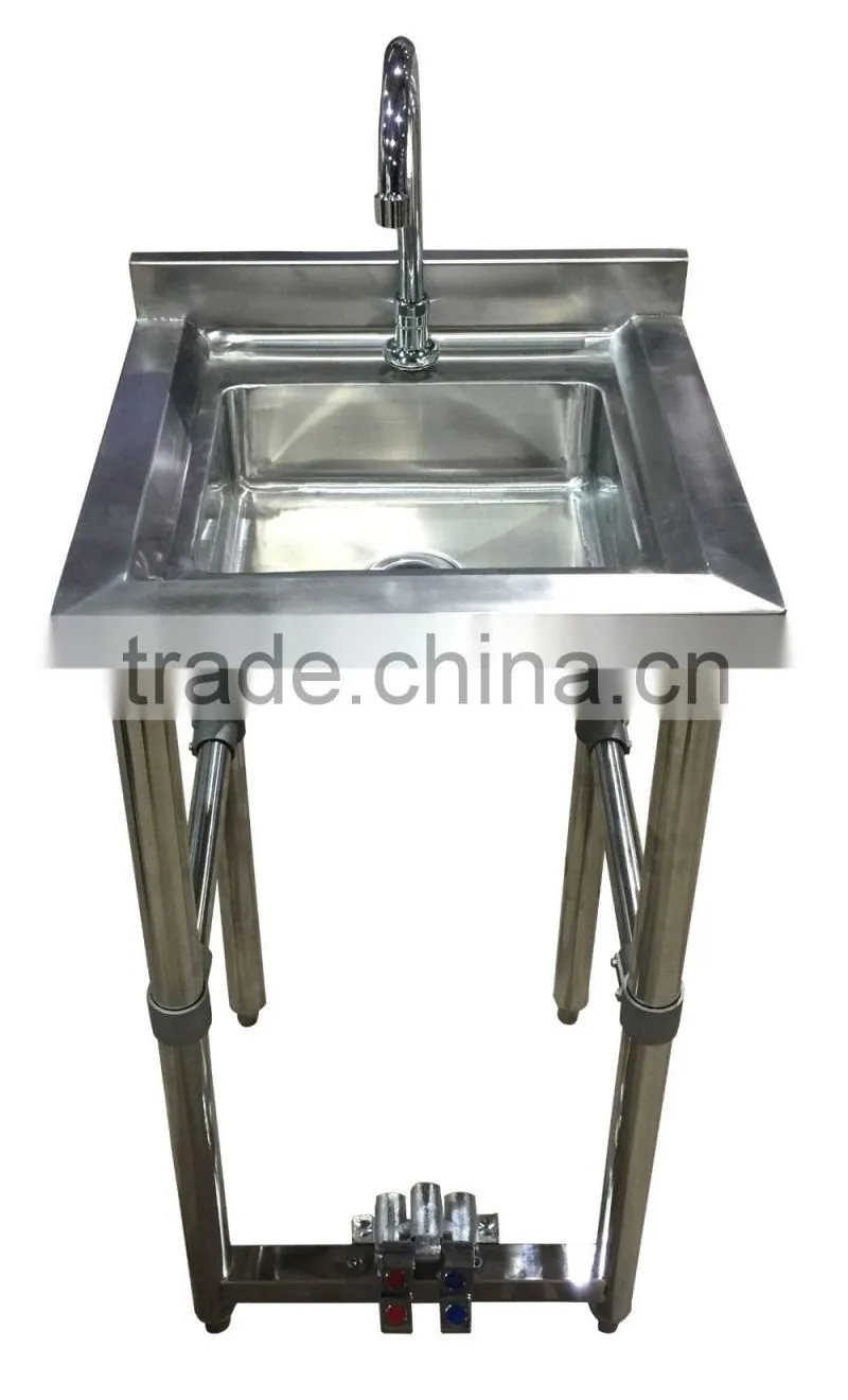 NSF Approval Stainless Steel Knee Pedal Hand Wash Sink/Hand Sink