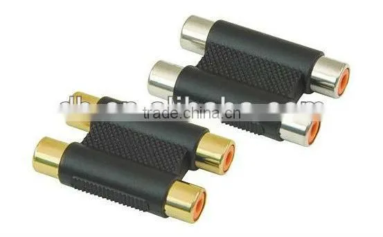 TV female to female rca jack copper rca double jack
