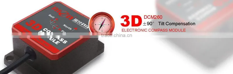 Low Price Three Dimension Gyro Inclinometer Sensor with Magnet Compensation