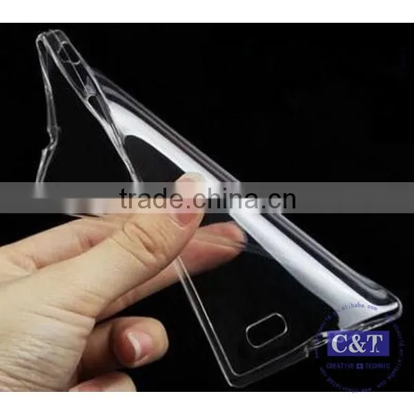 C&T New Arrival Clear TPU Cover for huawei ascend g620s back cover