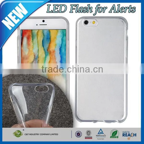 C&T Ultra Thin Plating Crystal Clear Soft TPU Cover Case for Lenovo Vibe K5 Plus
